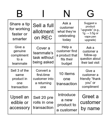 Bingo Bango Bingo Card