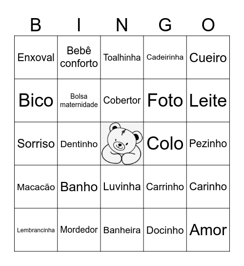 Bingo do Zé Bento Bingo Card