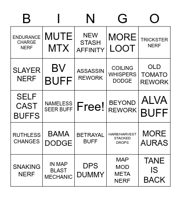 3.27 Bingo Card