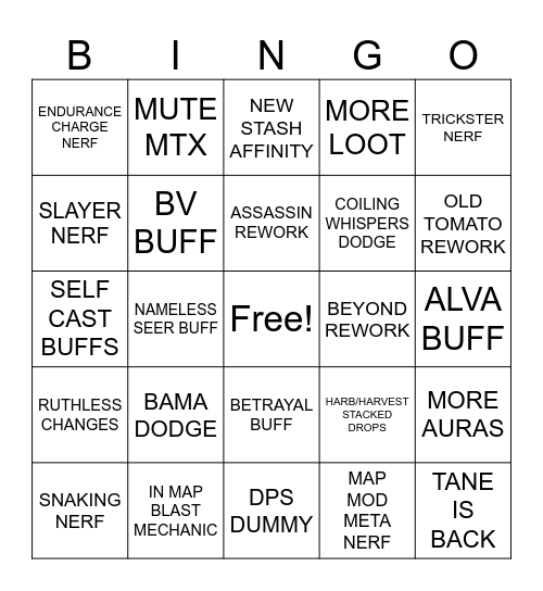 3.27 Bingo Card