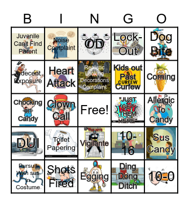 DISPATCH HALLOWEEN BINGO Card