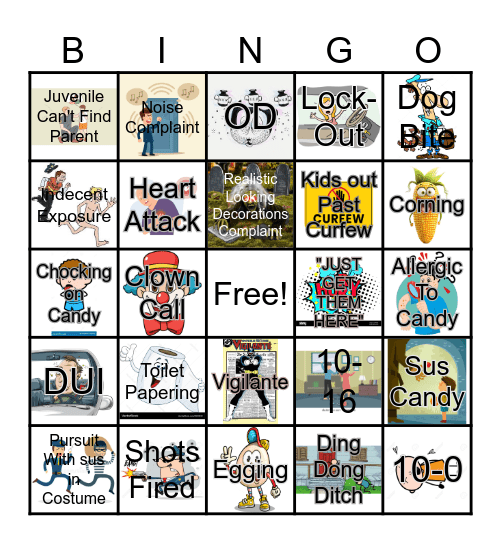 DISPATCH HALLOWEEN BINGO Card