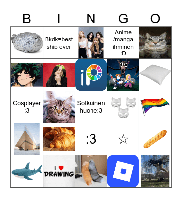 CRYSTALS :3 Bingo Card