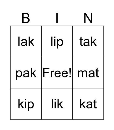 bingo  map Bingo Card
