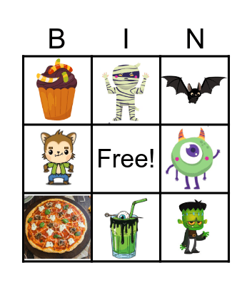 Halloween Bingo Card