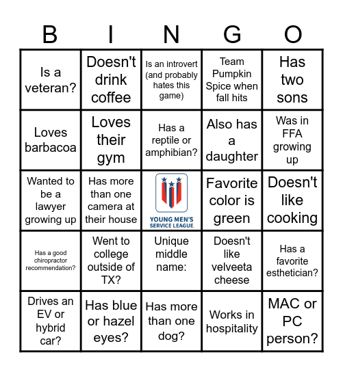 YMSL Mom Bingo October 2025 Bingo Card