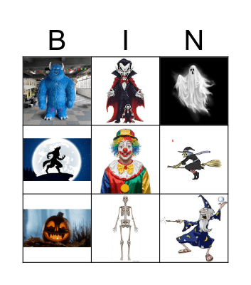 HALLOWEEN Bingo Card