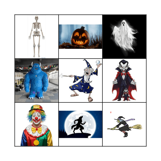 HALLOWEEN Bingo Card
