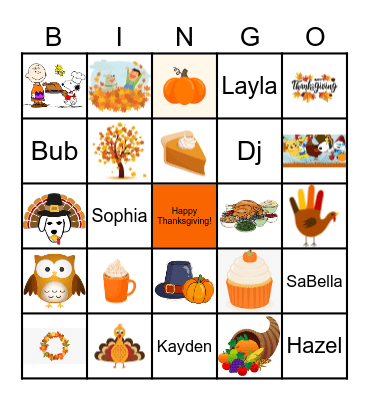 Ingram Micro Thanksgiving Bingo Card