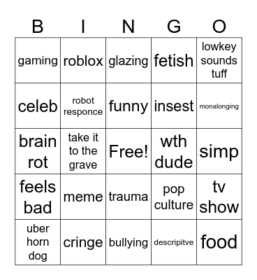 the hub Bingo Card