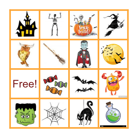 Haunted BINGO Card