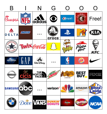 LOGO BINGO! Bingo Card