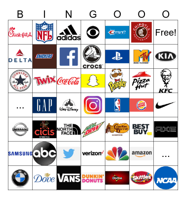 LOGO BINGO! Bingo Card