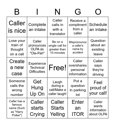 Launch Day Bingo! Bingo Card