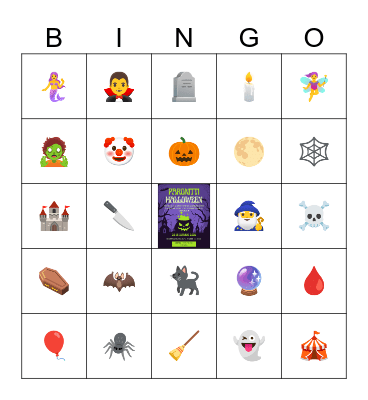 Halloween Bingo Card