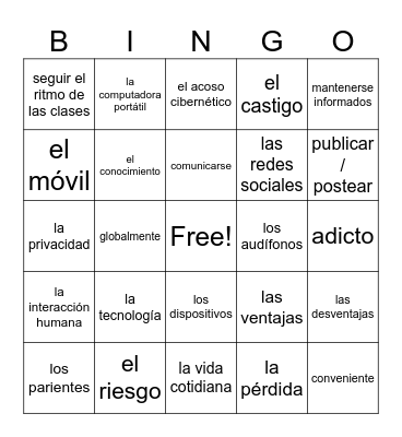 La tecnología Bingo Card