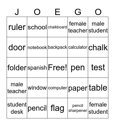 La Clase Bingo Card