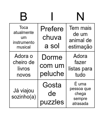 Wild Bing Bingo Card