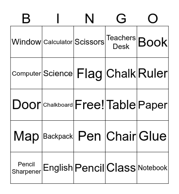 La Clase Bingo Card