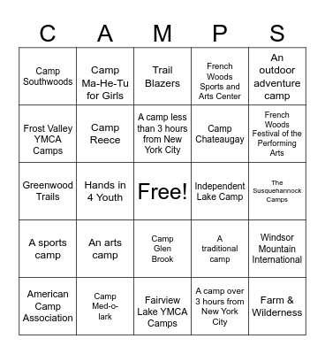 An Bingo Card