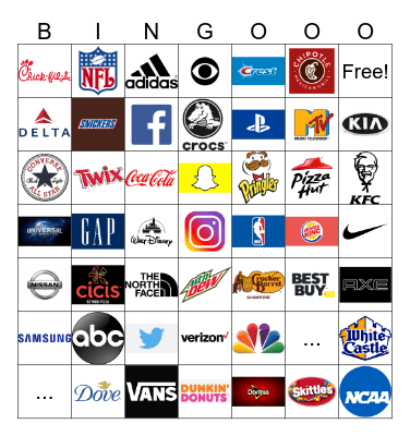 LOGO BINGO! Bingo Card