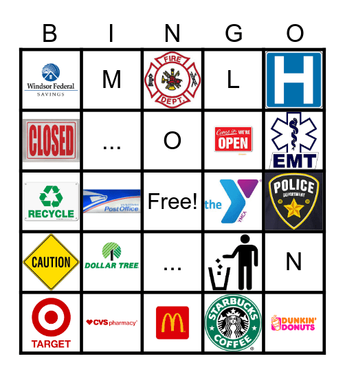 Community BINGO Card