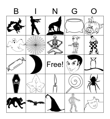 Halloween Bingo Card
