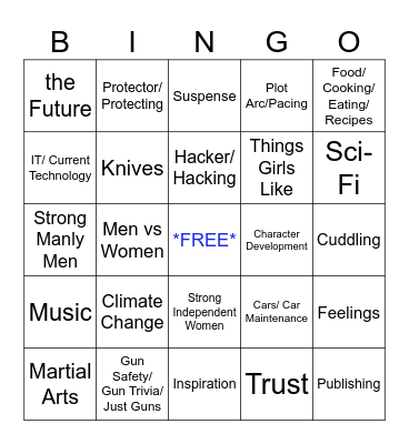 "Agency" Bingo Card