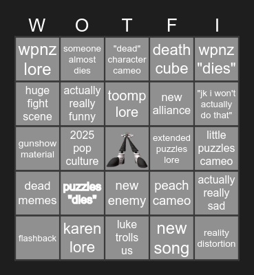 WOTFI Bingo Card