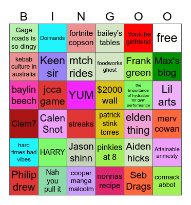 Yourleftbingo Card