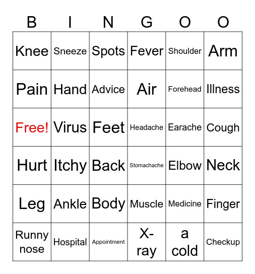 Bingo unit 5  M.2 Bingo Card