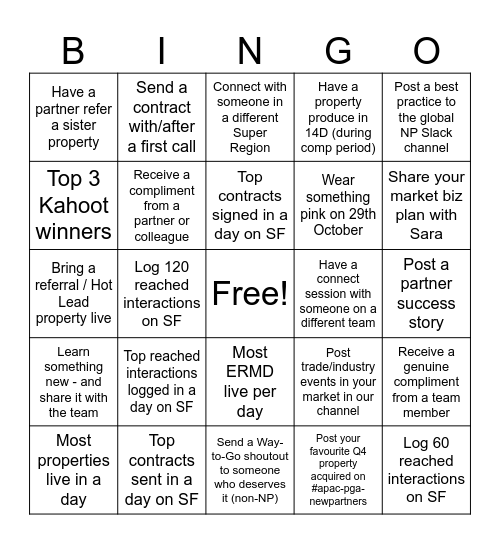 Q4 2025 Mid-Quarter Bingo Card