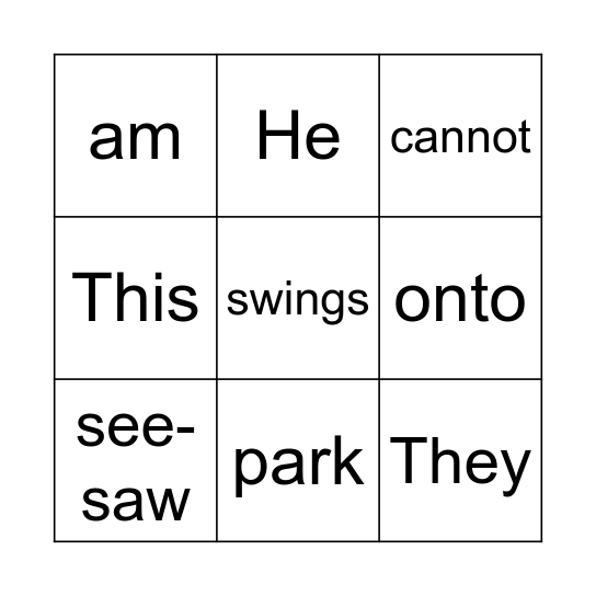 The Big Horse Bingo Card