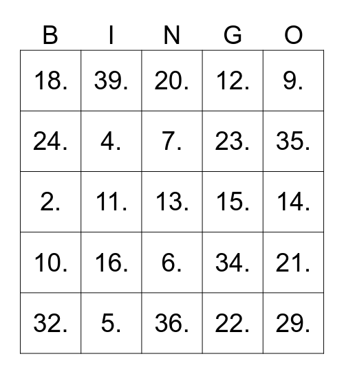 BINGO MUSICAL - FELICES 30/31 🎉 Bingo Card