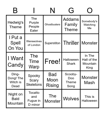 Fall SOAR Day Bingo Card