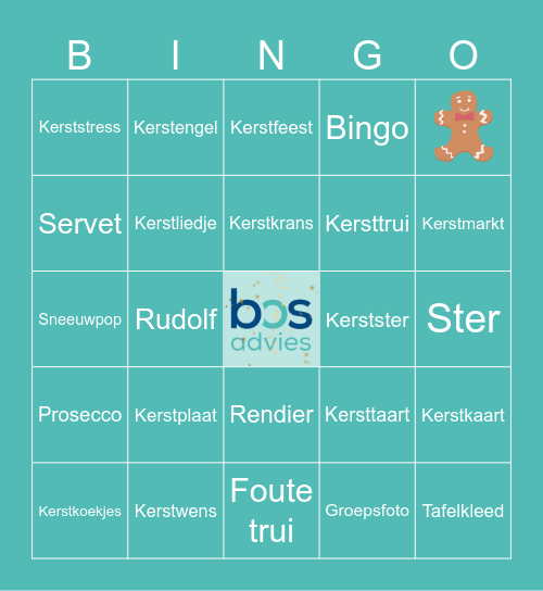 BOS FOUTE KERST Bingo Card