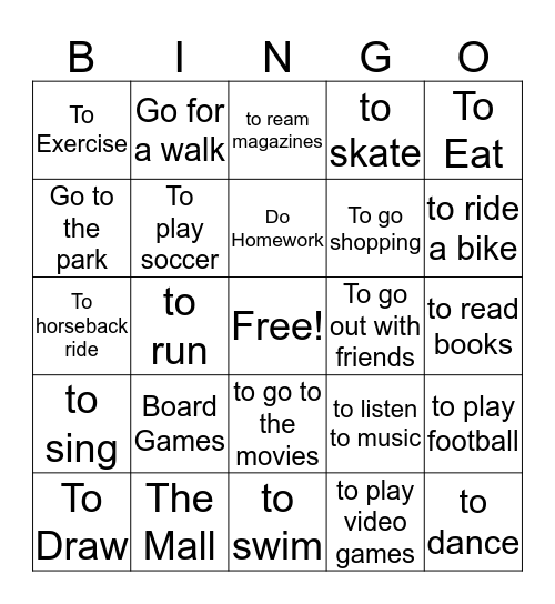 La Escula Bingo Card