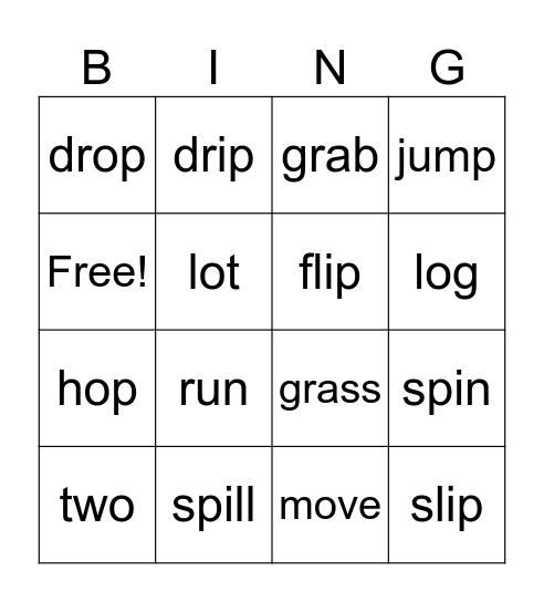 Unit 1 Week 5 Bingo Card