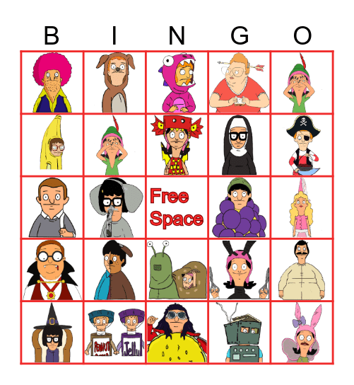 TNC BINGO- NEED "H" TO WIN Bingo Card