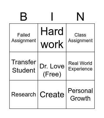 IMC SURVIVORS BINGO Card