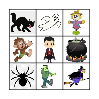 l'Halloween Bingo Card
