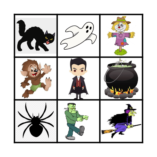 l'Halloween Bingo Card
