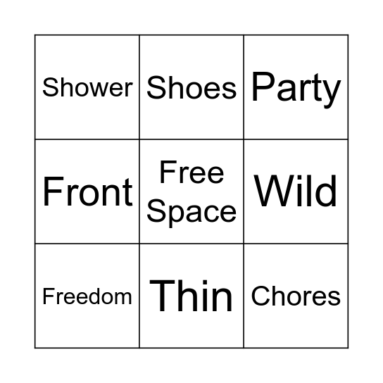 Alliteration BINGO Card