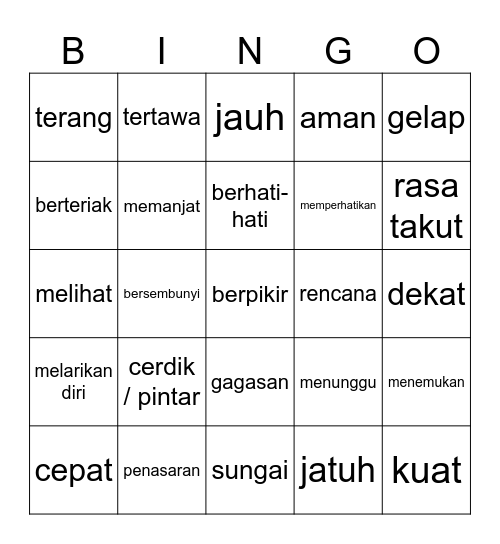 Clever Deer (Lv. 4) Bingo Card