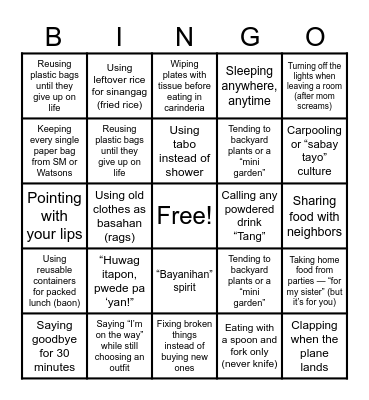 IS THIS YOU? Bingo Card