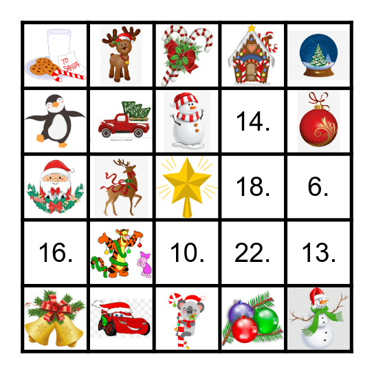 Christmas Bingo Card