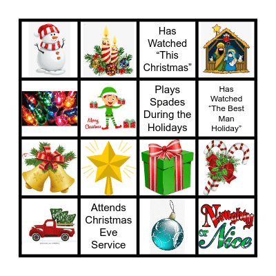 Christmas Bingo Card