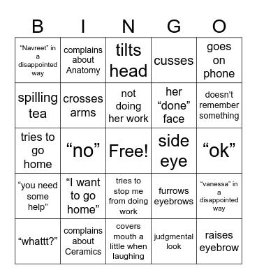 HARNEET Bingo Card