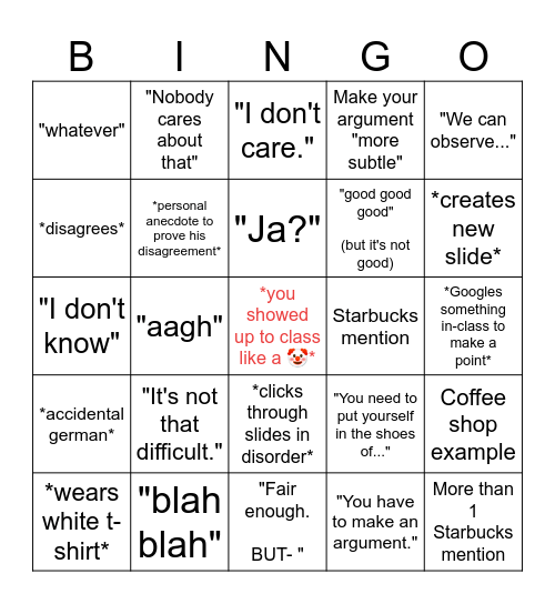 Corporate Strategy 😮‍💨🤪🤑📈 Bingo Card