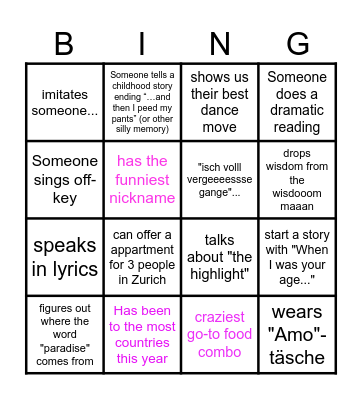 27th birthday BINGO Sarah Haghrooyan Bingo Card